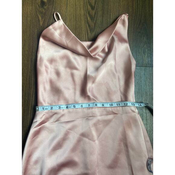 EUC ROSE color Amsale Alicia dress sz: 2 - Picture 4 of 16